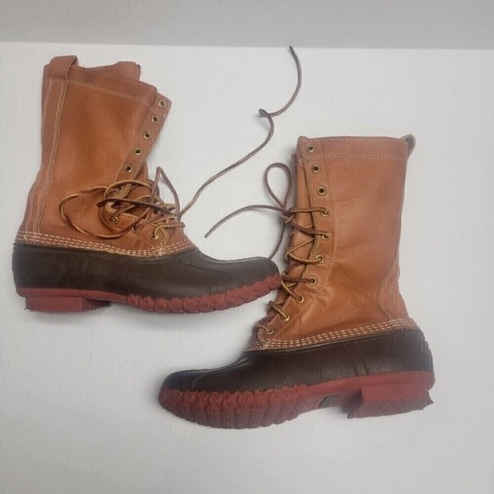L.L.BEAN Maine Hunting shoe Duck Boot 7M Mens 9 Womens - Picture 2 of 13